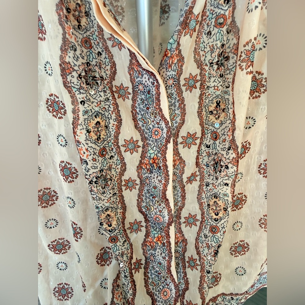 Anthropologie Forever That Girl Cold Shoulder Blouse size XS NWT - Picture 6 of 11